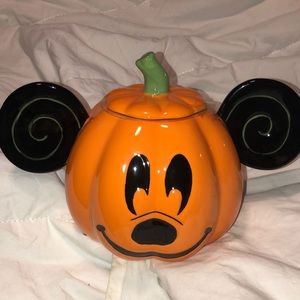 Disney Mickey Halloween pumpkin jar